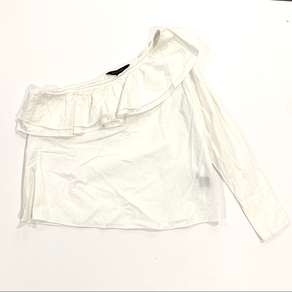 Walter Baker Women’s White Off Shoulder Blouse Top
